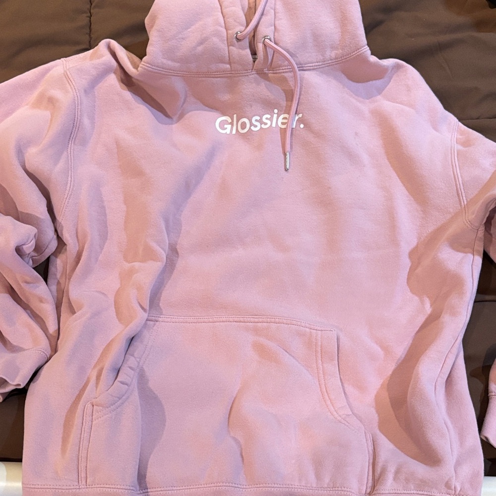Glossier Light Pink Women's Hoodie